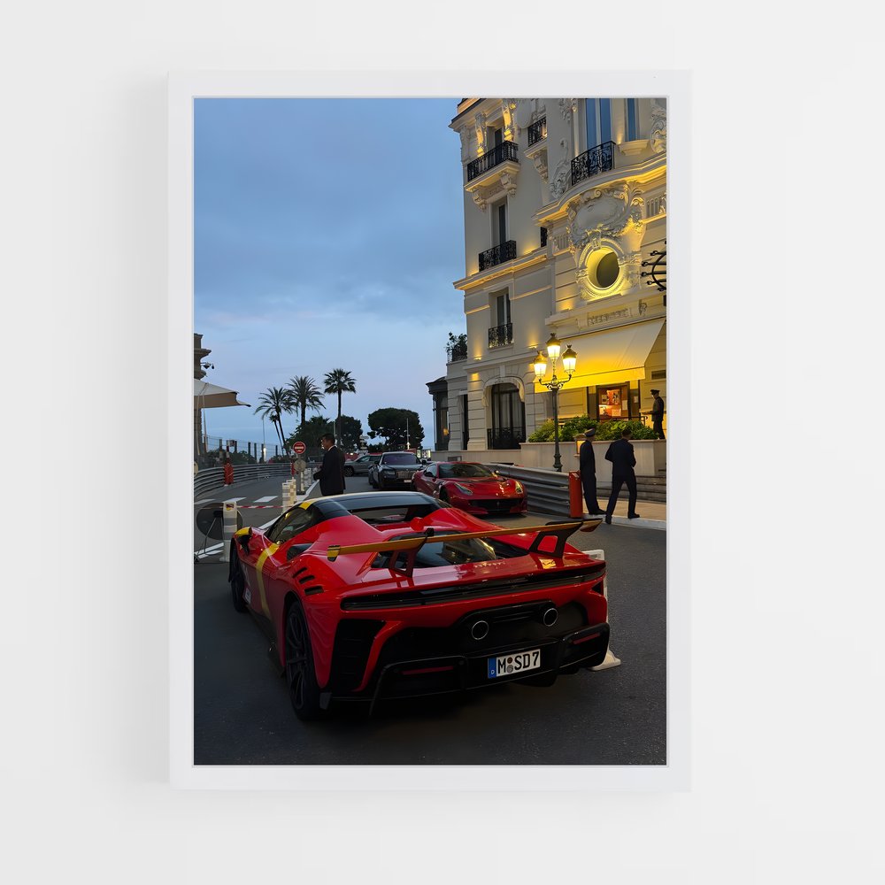 Poster Stradale Chaque – affiche Ferrari (vue 3)